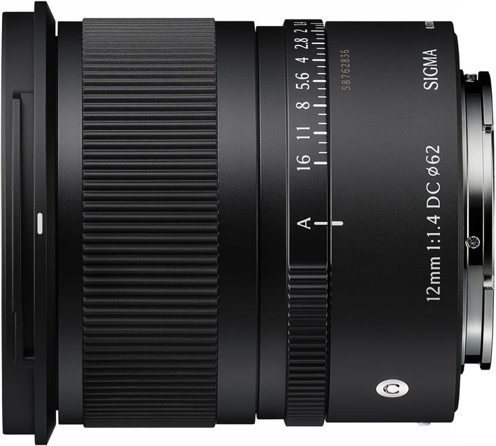 SIGMA Objectif 12mm f/1.4 DC Contemporary kompatibel mit Fujifilm X