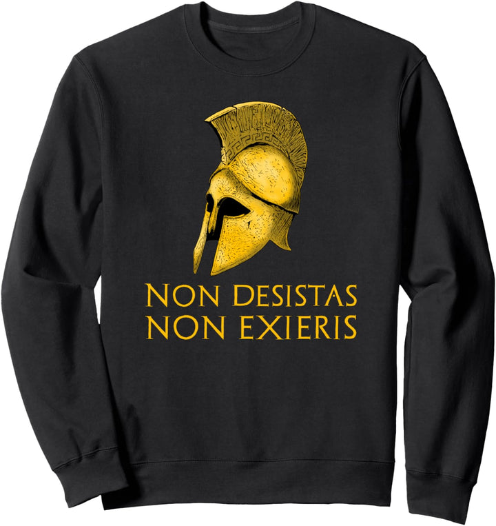 Motivational & Inspiring Ancient Greek & Roman Latin Quote Sweatshirt