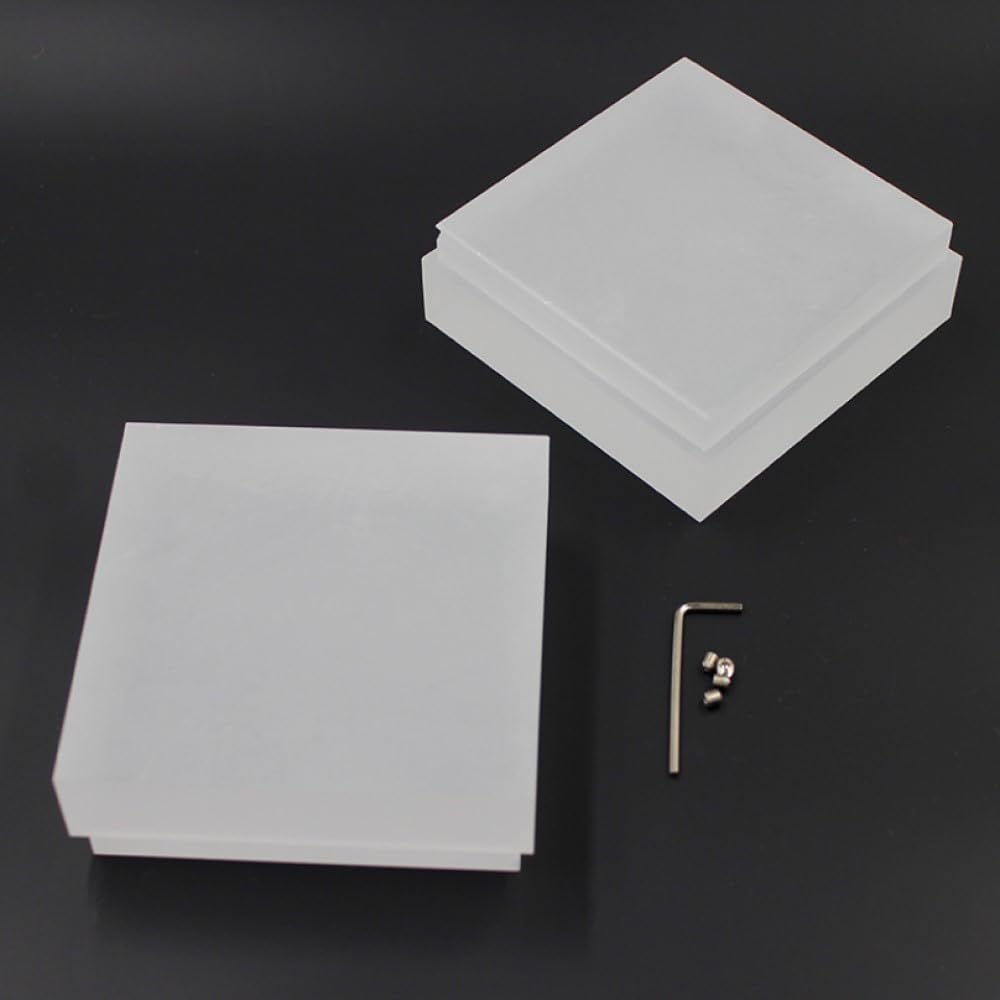 ShineLED Acrylglas Upgrade | 100mm x 100mm für 30W/12W | matt 30 Watt und 12 Watt Mattes Glas, 30 Wa