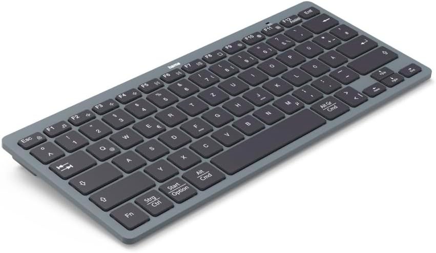 Hama Bluetooth Mini Tastatur Travel 400" für Tablets, kabellose Tastatur, QWERTZ DE Layout schwarz