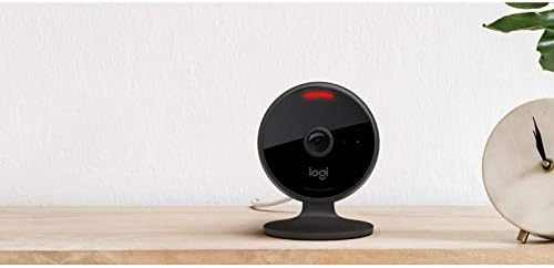 Logitech Circle View - wetterfeste kabelgebundene Überwachungskamera für zu Hause, 180° Weitwinkel,