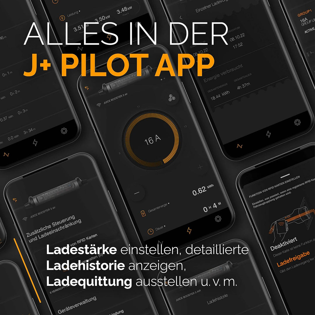 Juice Booster 3 air - Wallbox mit App bis 11kW ohne Installation | Ladestation für Elektroautos mit