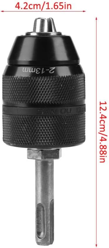 SDS-Spannfutter, 2-13 mm Fachmann Hochleistungs-Bohrfutteradapter, Keyless-Drehmaschinen-Bohrfutterk