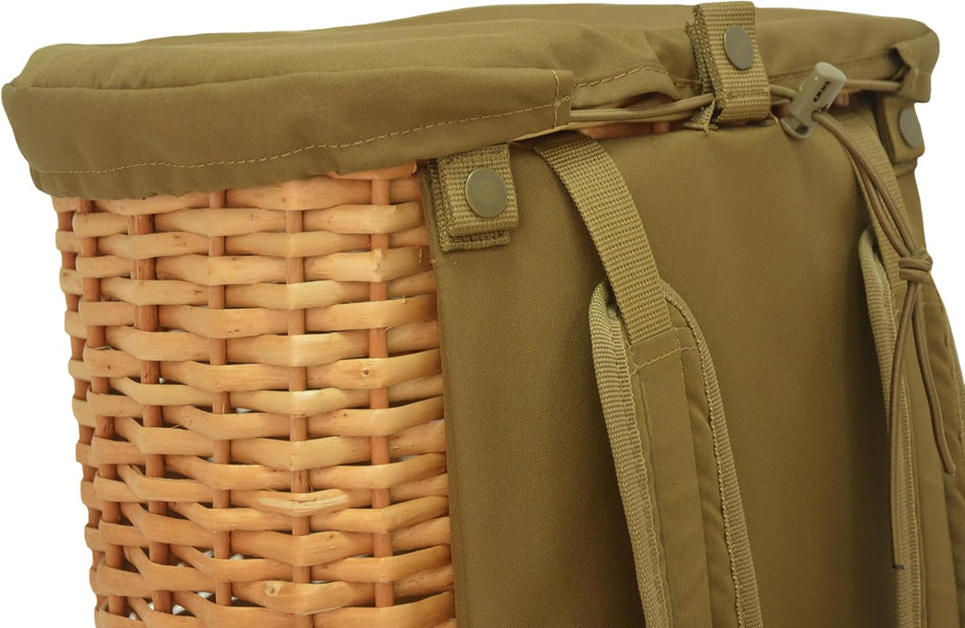 Acropolis Pilz-Futtertasche – Weidenkorb für Erwachsene und Kinder – Haversack Bushcraft Taschen – G