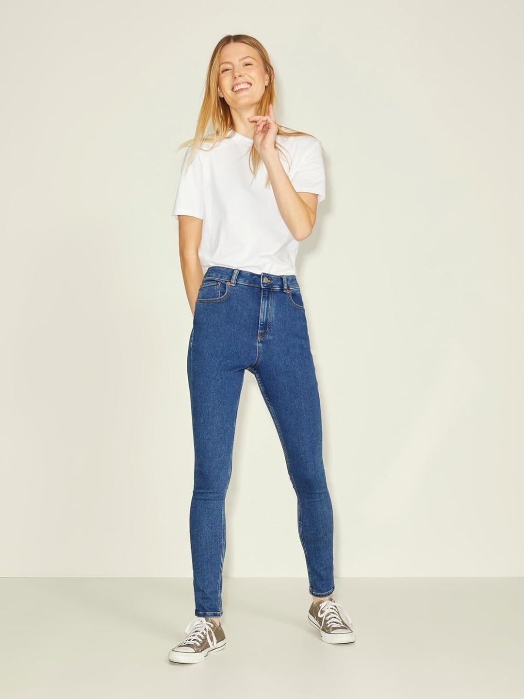 JACK & JONES Damen Jeans M Medium Blue Denim, M Medium Blue Denim
