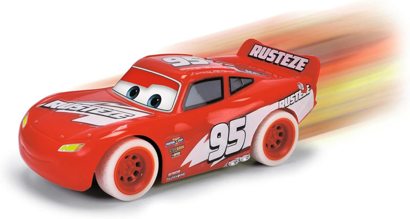 Jada Toys - RC Turbo Racer Lightning McQueen (17 cm) aus Disney Pixars Cars - ferngesteuertes Auto a