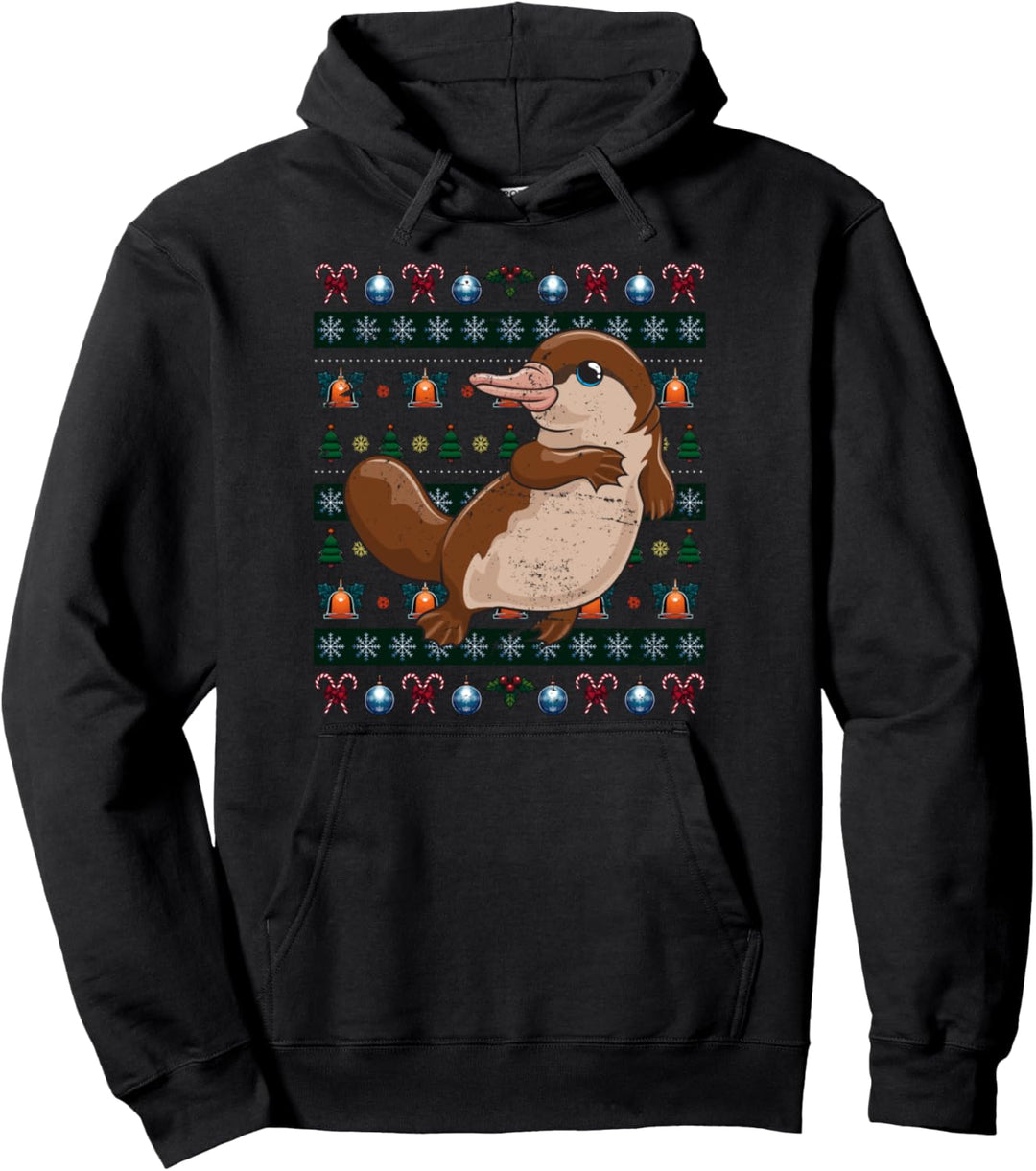 Australien Weihnachten Geschenk Ugly Christmas Schnabeltier Pullover Hoodie