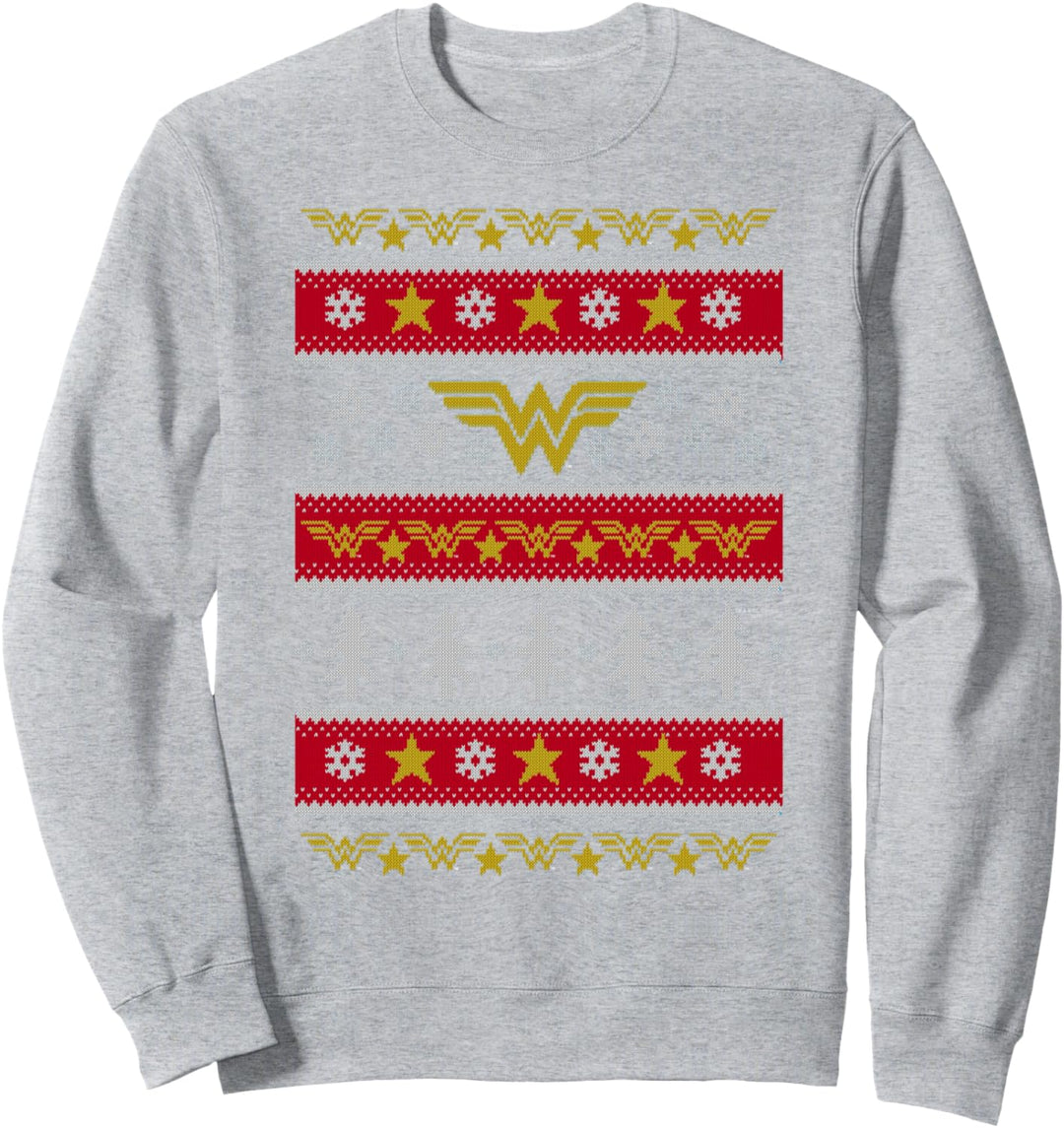 Wonder Woman Christmas Sweater B Weihnachten Sweatshirt