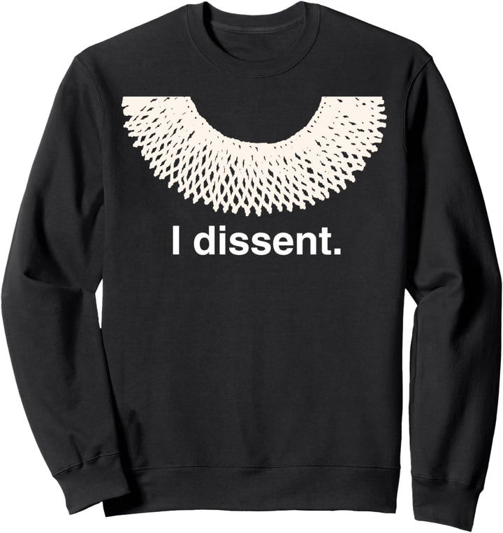 Ruth Bader Ginsburg Kostüm I Dissent Halsband RBG Sweatshirt