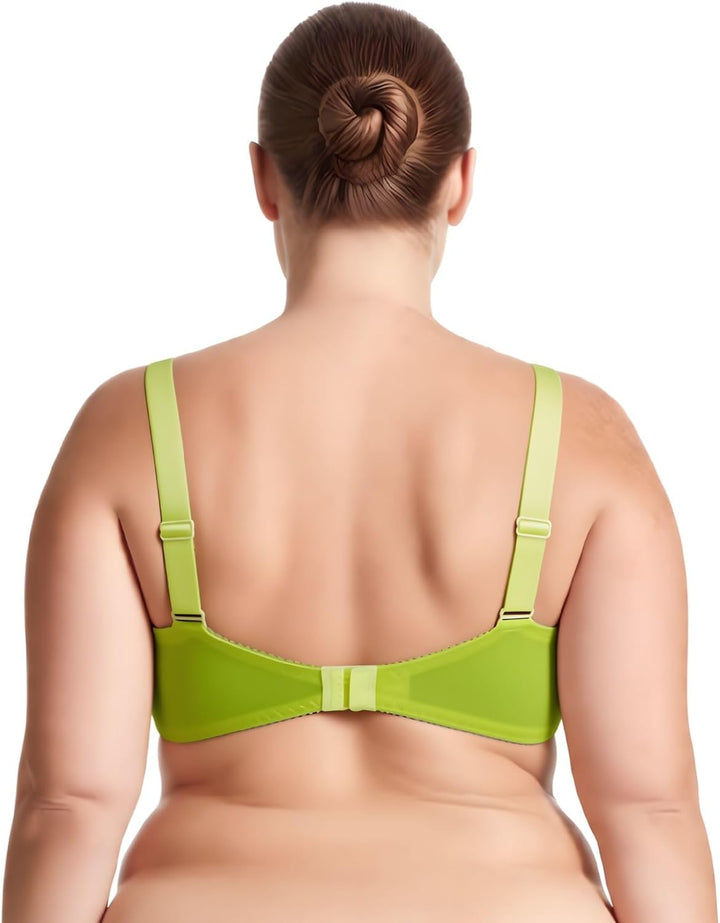 Curve Muse Damen Übergrösse Minimierer Ungefüttert Bügel Vollständige Abdeckung BH 75G Schwarz, Nich