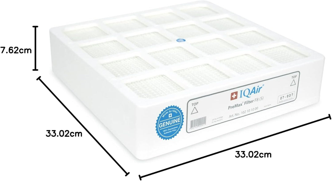 IQAir PreMax Pre-Filter F8 (S) Ersatzfilter für HealthPro 250 & XE – Vorfilter gegen Tierhaare, Poll