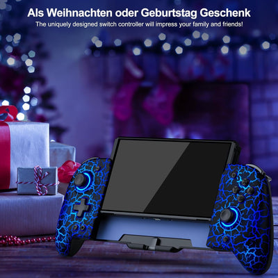 Schalter Controller für Schalter/OLED Controller, Full-Size Grip One-Piece Wireless Switch Joypad mi