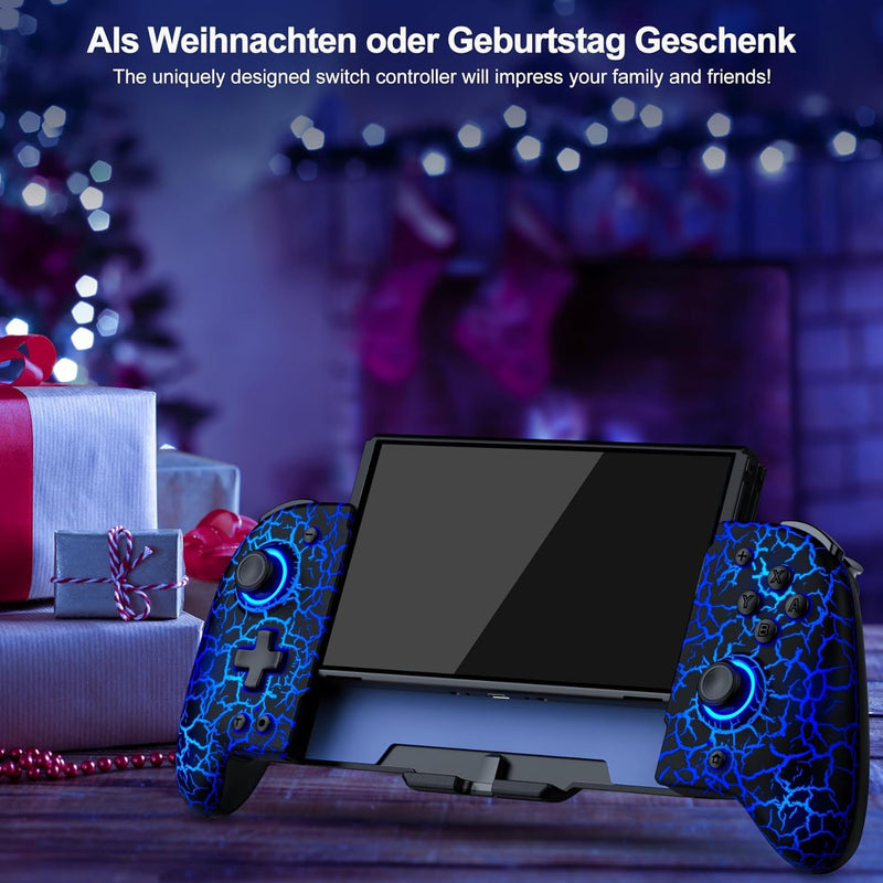 Schalter Controller für Schalter/OLED Controller, Full-Size Grip One-Piece Wireless Switch Joypad mi
