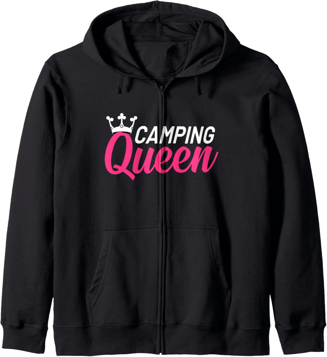 Camping Queen Camping Königin - Lustiges Camperin Geschenk Kapuzenjacke
