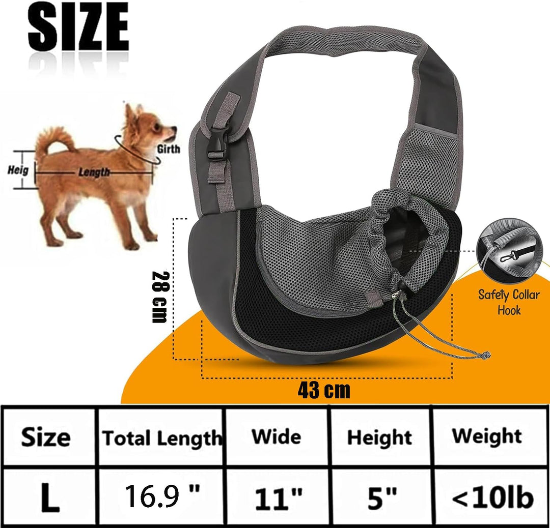 Hundetragetasche,Hundetragetasche Welpen, Haustier Hundetasche mit verstellbarem, Welpen Umhängetasc