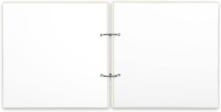 Hochzeit Gästebuch Holzcover - Rustikal Motiv - Quadratisch, 215x215mm, 72 Blatt / 144 Naturpapier I