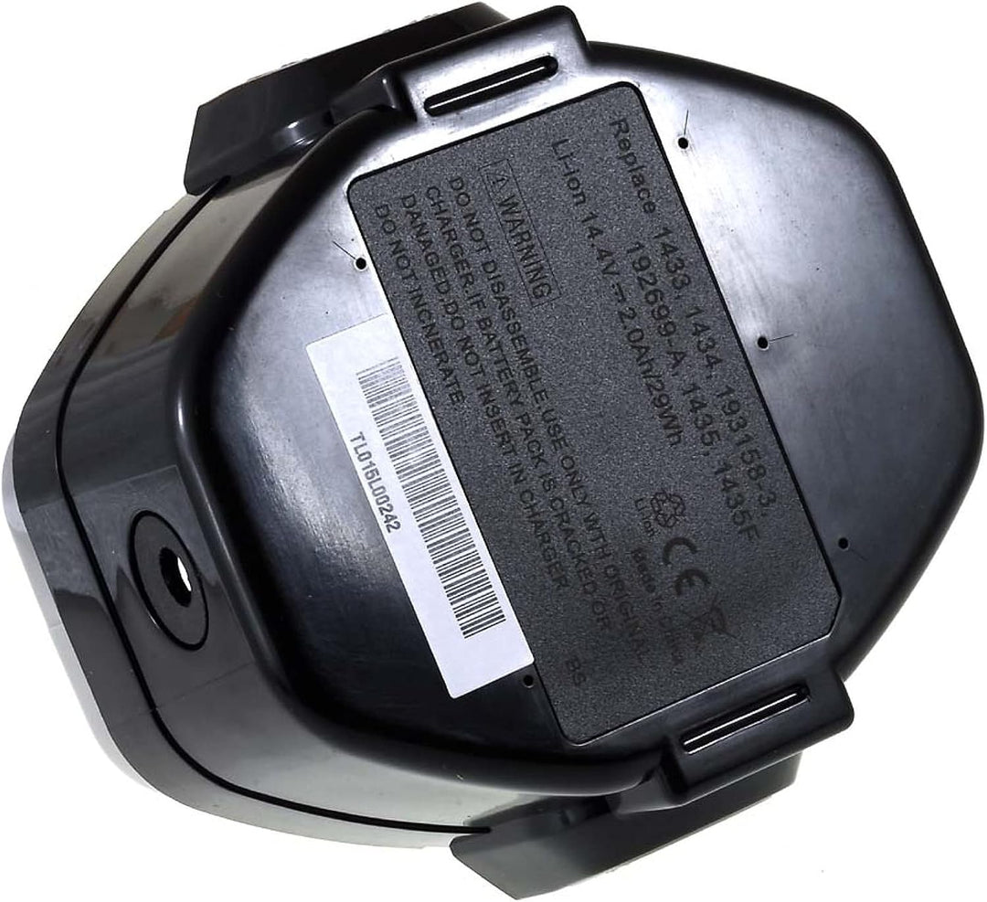 Akku für Makita Radio BMR100W Li-Ion inkl. Ladegerät 2000mAh, 14,4V, Li-Ion