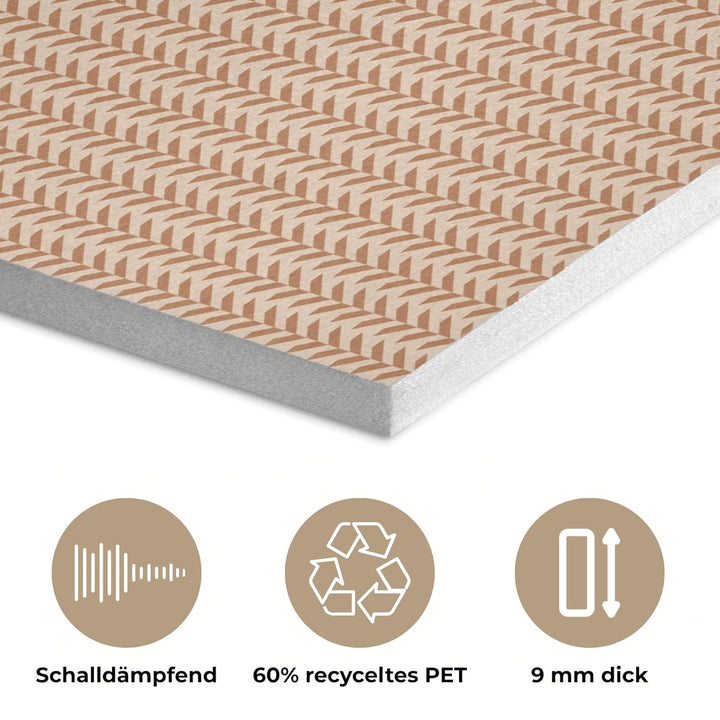 MuchoWow© Wandbilder Akustikpaneele 60x40 cm Filz Wohnzimmer Wanddeko Schlafzimmer Schallpaneel Zimm