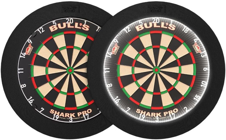 Bull's Lumo Surround Dartboard Beleuchtungssystem - 360° LED-Beleuchtung & Wand-Schutz - Kompakt, La