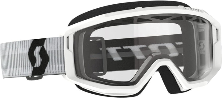 Scott Primal Enduro MX Goggle Cross/MTB Brille weiss/klar