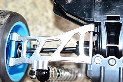 GPM for Tamiya TT02B Tuning Teile Aluminium Rear Lower Arm - 1Pr Silver