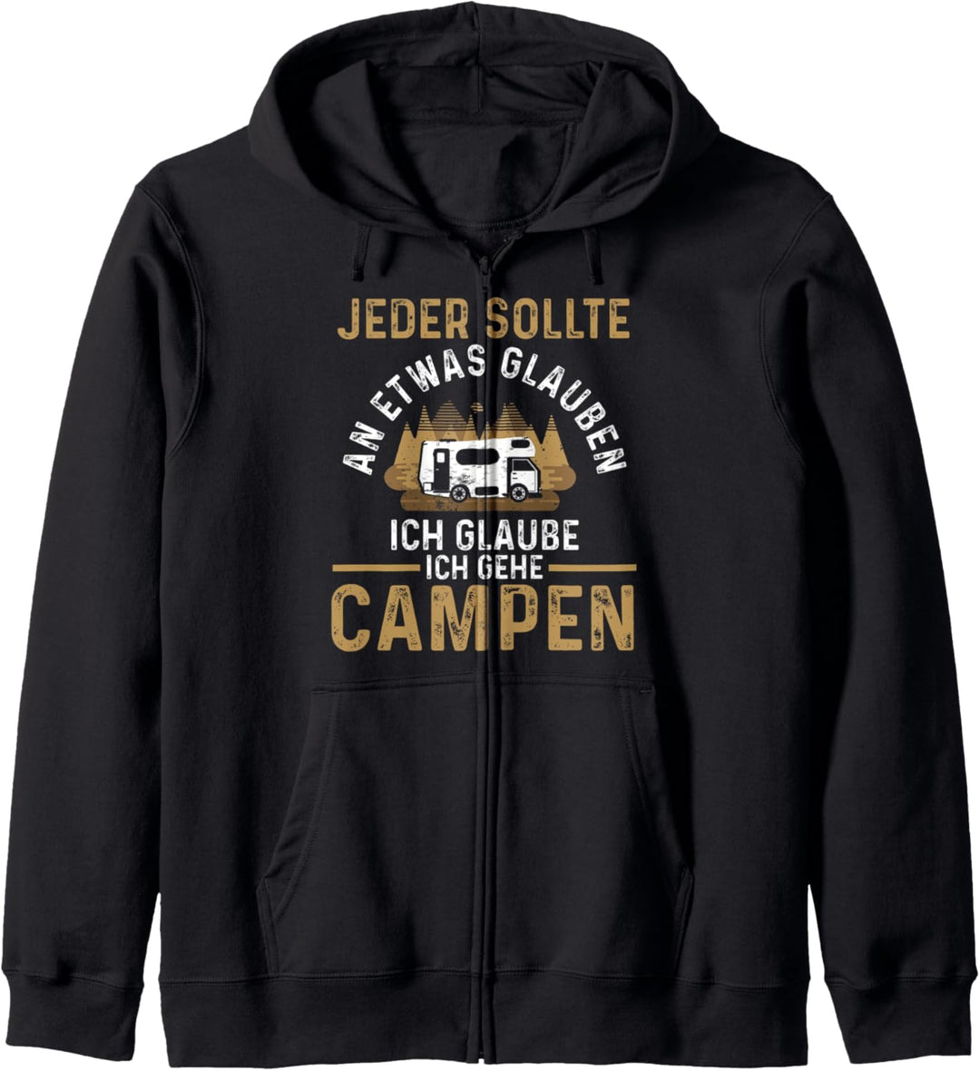 Campen Camper Wohnmobil Camping Kapuzenjacke