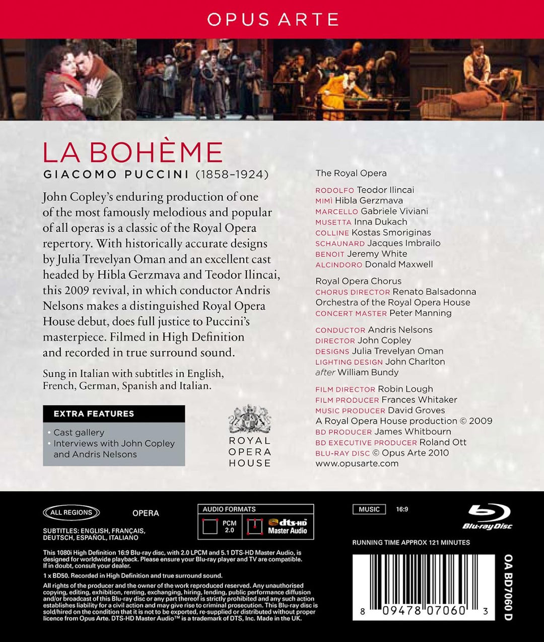 Giacomo Puccini - La Boheme, Blu-ray