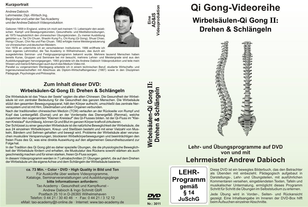 Wirbelsäulen-Qi Gong II: Drehen & Schlängeln, DVD