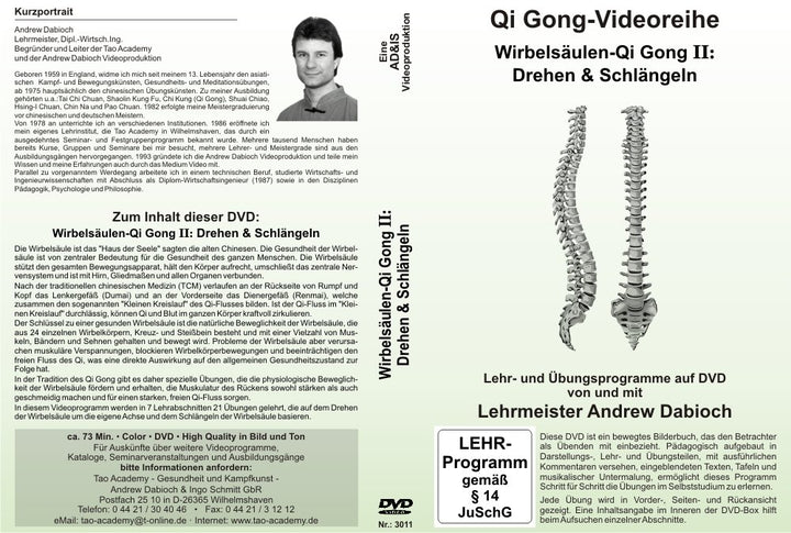 Wirbelsäulen-Qi Gong II: Drehen & Schlängeln, DVD