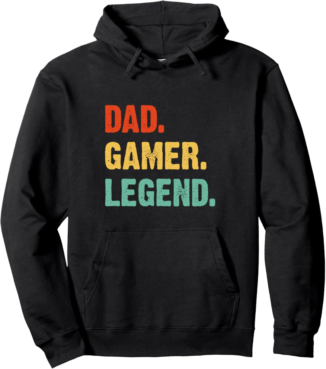 Lustiger Gamer Dad Legend Männer Papa Videospieler Daddy Gaming Pullover Hoodie