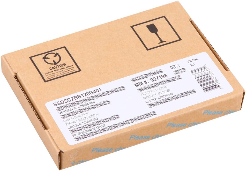 Intel SSDSC2BB120G401 DC S3500 Series interne SSD 120GB (6,4 cm (2,5 Zoll), SATA III) Silber 120 GB,