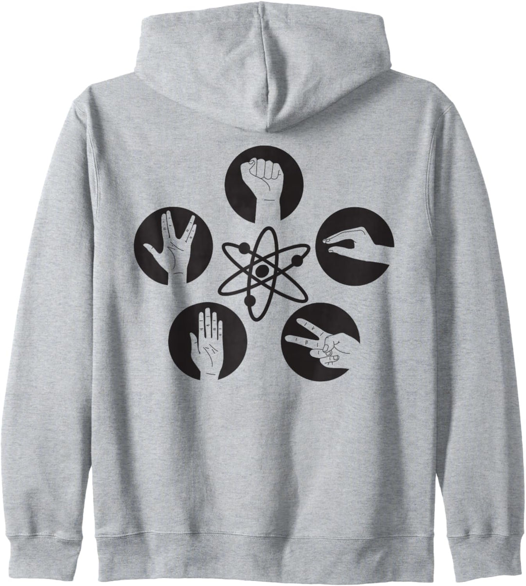 Das Urknalltheory-Logo Rock Lizard Spock Kapuzenjacke