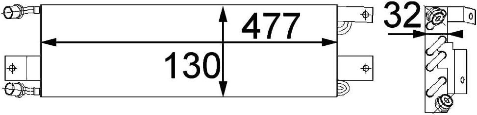 MAHLE AC 356 000P A/C-Kondensator BEHR PREMIUM LINE