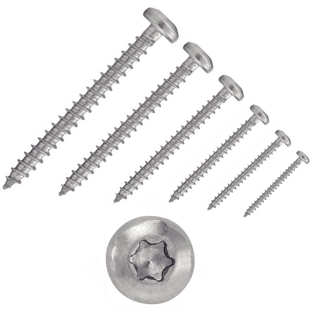 100 X Rundkopf Spanplattenschrauben mit verstärktem Kopf 6.0 x 90 6.0 x 90 100, 6.0 x 90 100