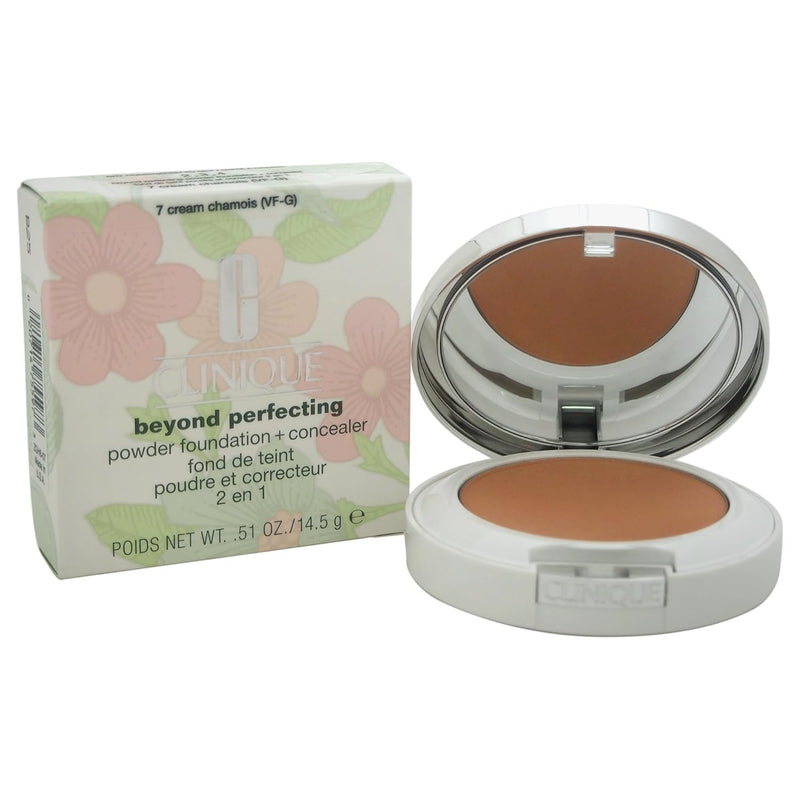 Clinique Beyond Perfecting Pudriges Make up 07 Cream Chamois, 14.5 g 07 Cream Chamois 14.5 g (1er Pa