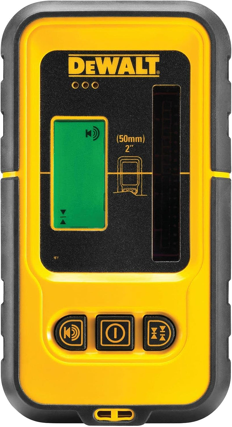 DeWalt Empfänger/ Laser-Detektor (für DW088 und DW089, bis 50 Meter, einfache Handhabung, Feuchtigke