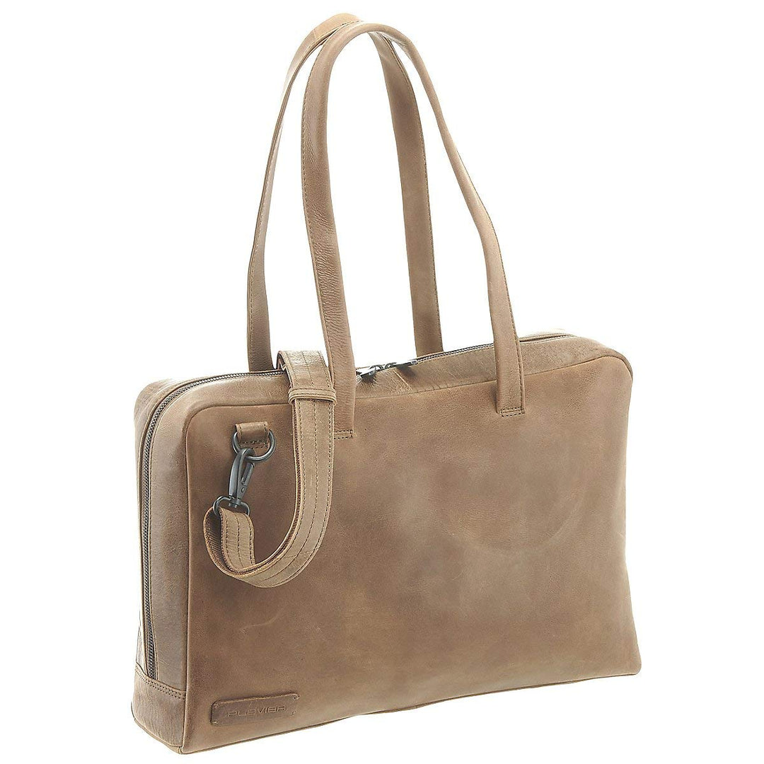 Plevier Pure Laptoptasche 43 cm Taupe, Taupe