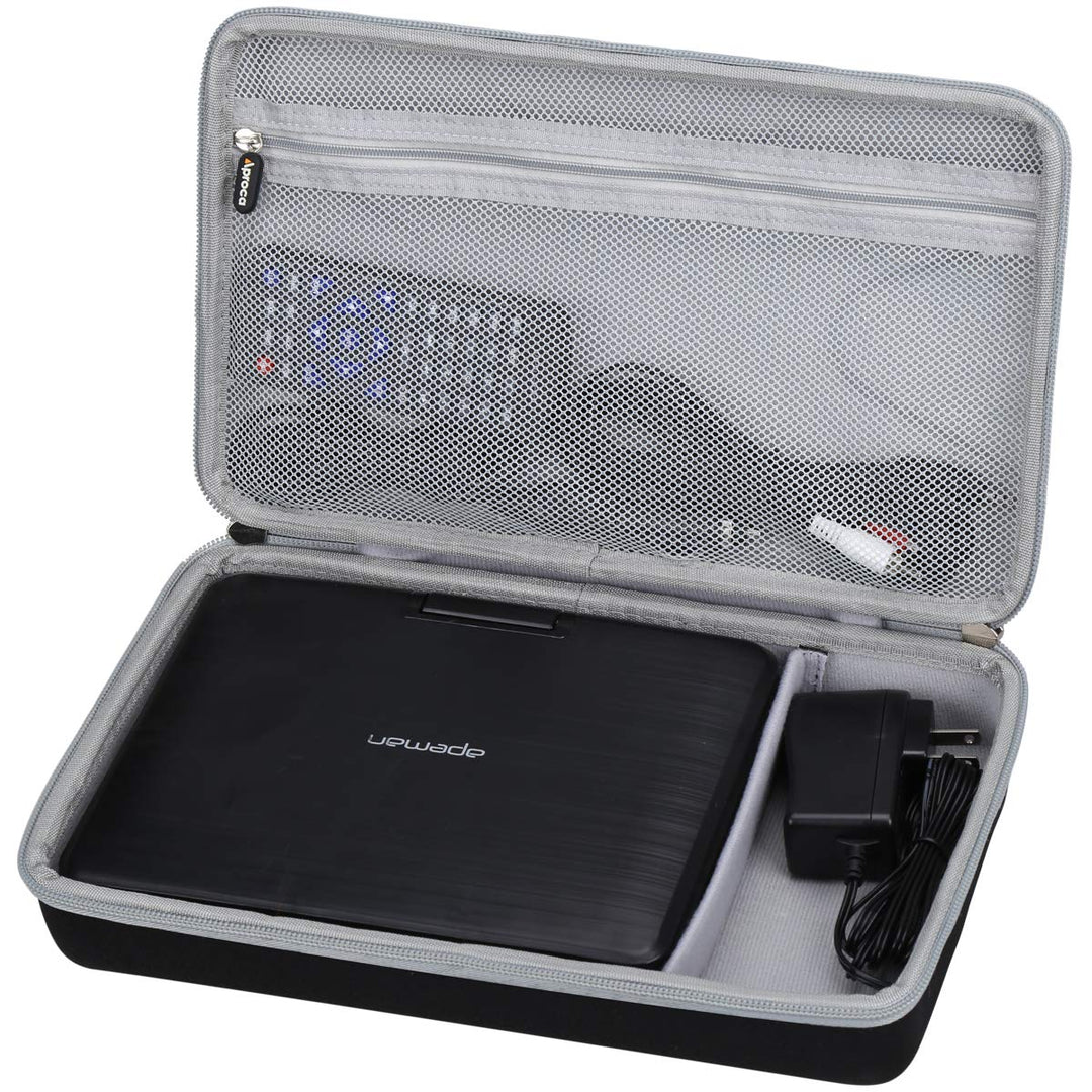 Aproca Hartschalen-Reisetasche für Apeman 19,1 cm (7,5 Zoll) tragbaren DVD-Player