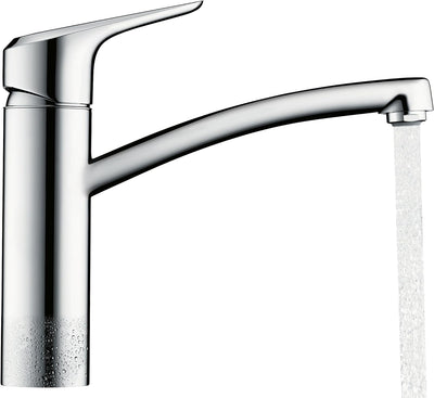 Hansgrohe Ecos M Mischbatterie für die Küche, chromfarben Medium, Silber