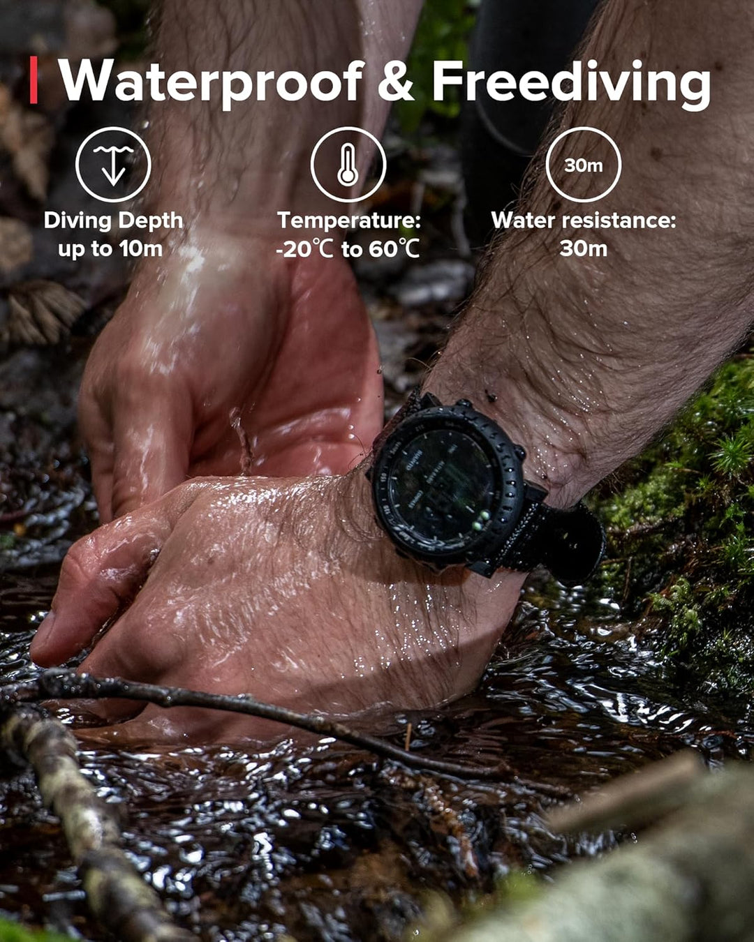 Suunto Core Outdoor-Uhr mit Höhenmesser, Barometer und