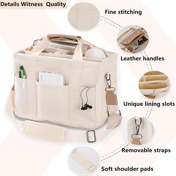 Grosse Mama WickeltascheToteMit Fach, Handtasche Multitalent, Multifunktionale Schultertasche, Mama-