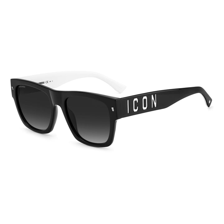 DSQUARED2 Unisex Sunglasses, 80s/9o Black White