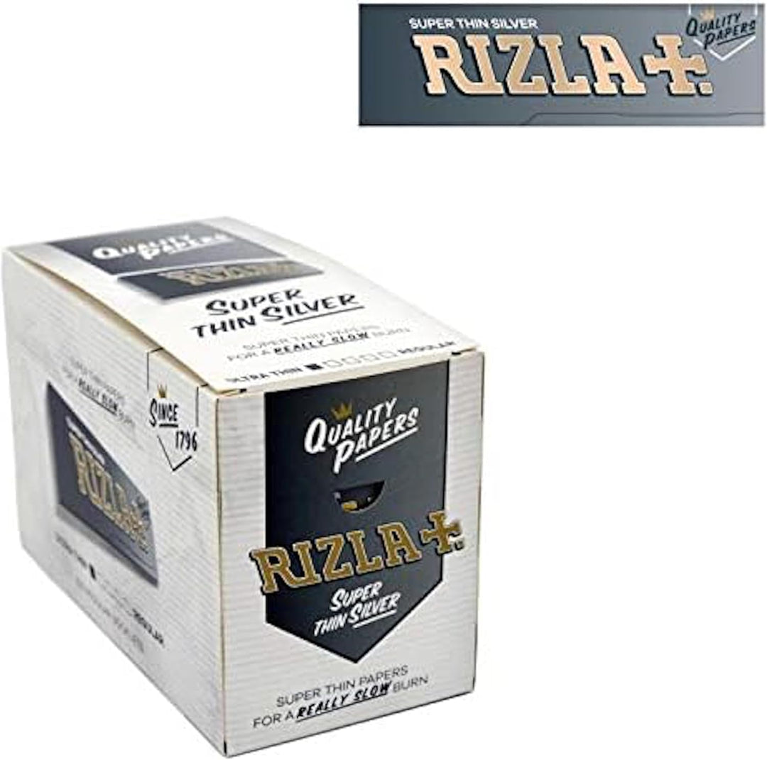 Rizla Regular Silver Zigarettenpapier, 50 Heftchen, lose
