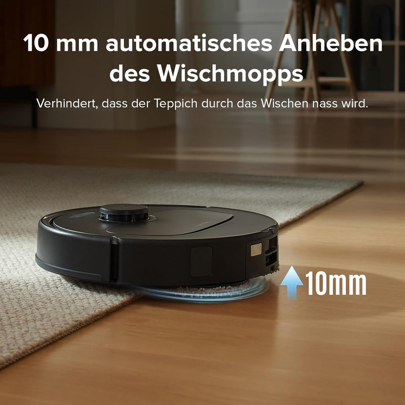 roborock Qrevo S Saugroboter mit Wischfunktion, 7000 Pa HyperForce® Reinigungsleistung, 45 dB(A) lei