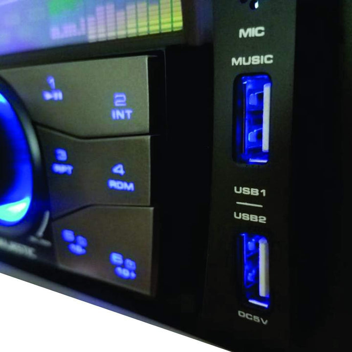 Majestic SV 517 RDS BT DAB Autoradio FM Stereo DAB+ Bluetooth, Dual DIN, USB/SD/AUX-IN, USB Charger,
