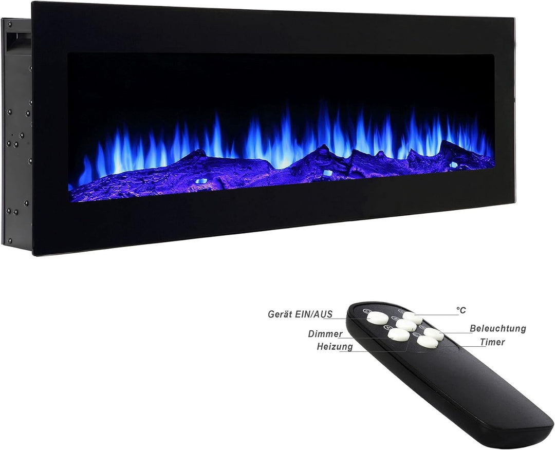 EL Fuego® Elektrokamin Bozen AY6194 Einbaukamin 150cm