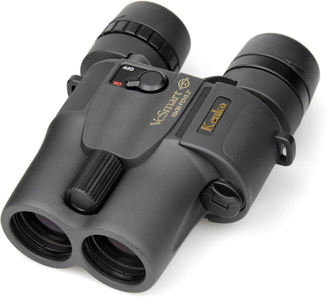 Kenko Bildstabilisierung Fernglas VcSmart 10x30, Full Multi-Coarting für Sport, Konzerte und Outdoor