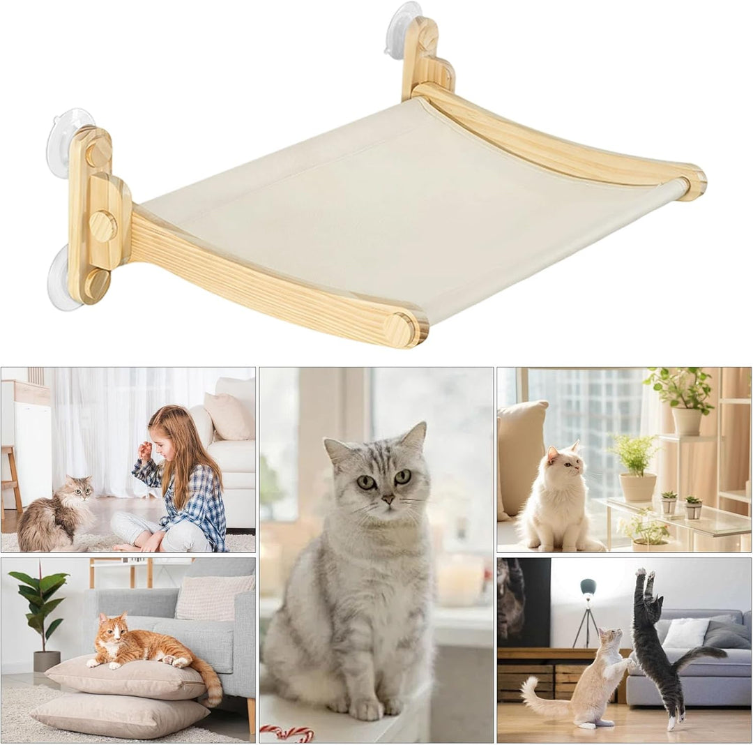 Katzen Fensterliege,Sitzbett Mit Saugnapf Für Katzen - Einfache Montage Katzenplatz | Für Zuhause Wo