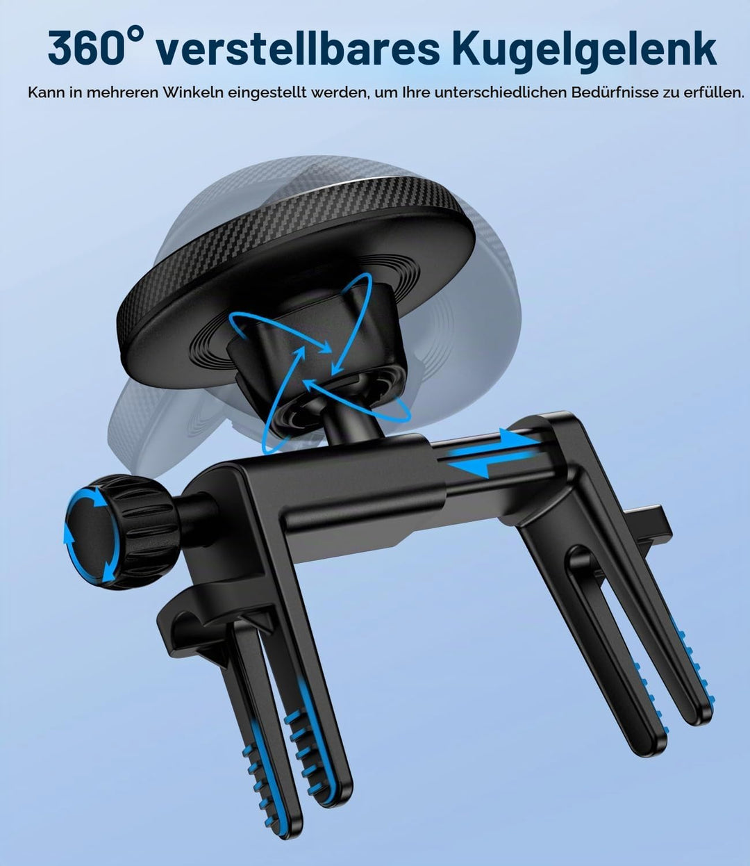 Magnetische Handyhalterung Auto Lüftung für Mercedes Benz A/B/C/E/G/GLA/GLK [Upgrade Lüftungsclip],