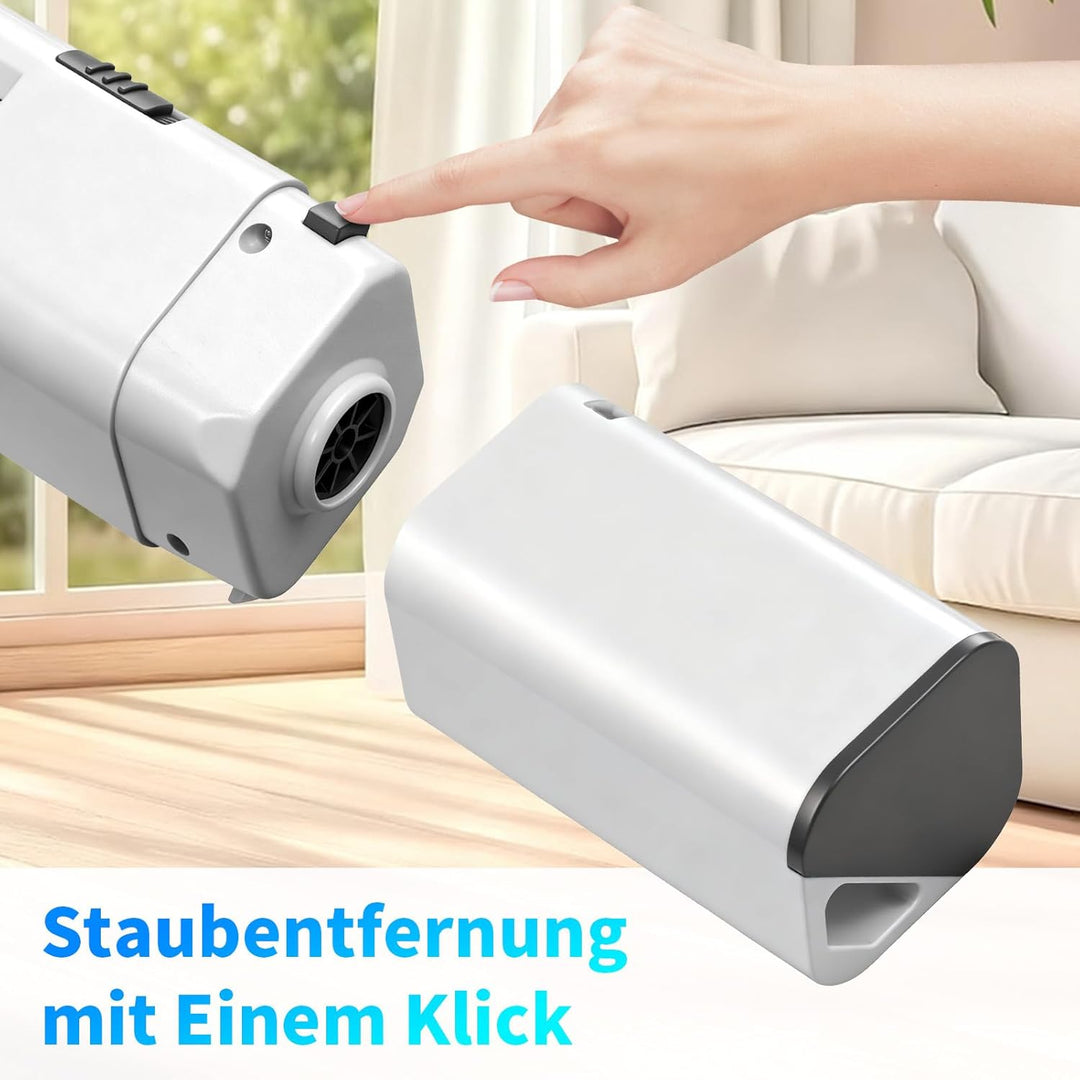Handstaubsauger Akku, 20000Pa Auto Staubsauger Kabellos mit 4000mAhr Mini Kleiner Wiederaufladbarer